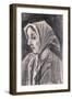 Sien, Facing Left, 1883 by Vincent van Gogh-Vincent van Gogh-Framed Giclee Print