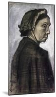 Sien's Mother Wearing a Dark Cap-Vincent van Gogh-Mounted Art Print