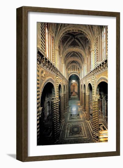 Siena Cathedral, Nave-Giovanni & Nicola Pisano-Framed Art Print