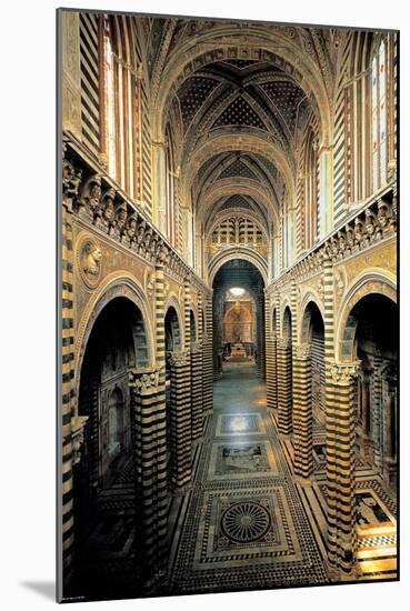 Siena Cathedral, Nave-Giovanni & Nicola Pisano-Mounted Art Print