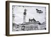 Siena City Hall on Piazza Del Campo-Banauke-Framed Art Print