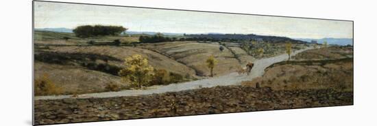 Siena Countryside-Telemaco Signorini-Mounted Premium Giclee Print