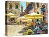 Siena Flower Market-Howard Behrens-Stretched Canvas