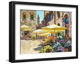 Siena Flower Market-Howard Behrens-Framed Art Print