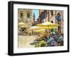 Siena Flower Market-Howard Behrens-Framed Art Print