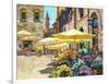 Siena Flower Market-Howard Behrens-Framed Art Print