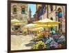 Siena Flower Market-Howard Behrens-Framed Art Print