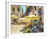 Siena Flower Market-Howard Behrens-Framed Art Print