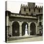 Siena (Italy), Independence Square And, in the Background, the Base of the Torre Del Mangia-Leon, Levy et Fils-Stretched Canvas