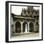 Siena (Italy), Independence Square And, in the Background, the Base of the Torre Del Mangia-Leon, Levy et Fils-Framed Photographic Print