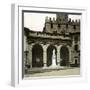 Siena (Italy), Independence Square And, in the Background, the Base of the Torre Del Mangia-Leon, Levy et Fils-Framed Photographic Print