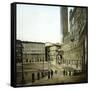 Siena (Italy), the Piazza Del Campo with the Public Palace (1288-1340) and the Torre Del Mangia-Leon, Levy et Fils-Framed Stretched Canvas