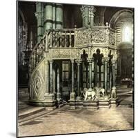 Siena (Italy), the Pulpit (1266-1268) of the Duomo (Cathedral), Circa 1895-Leon, Levy et Fils-Mounted Photographic Print