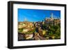 Siena Panorama Tuscany Italy-null-Framed Art Print