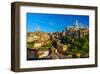 Siena Panorama Tuscany Italy-null-Framed Art Print