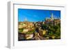 Siena Panorama Tuscany Italy-null-Framed Art Print