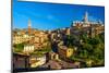 Siena Panorama Tuscany Italy-null-Mounted Art Print