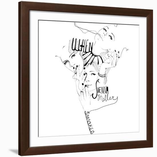 Sienna-Manuel Rebollo-Framed Art Print