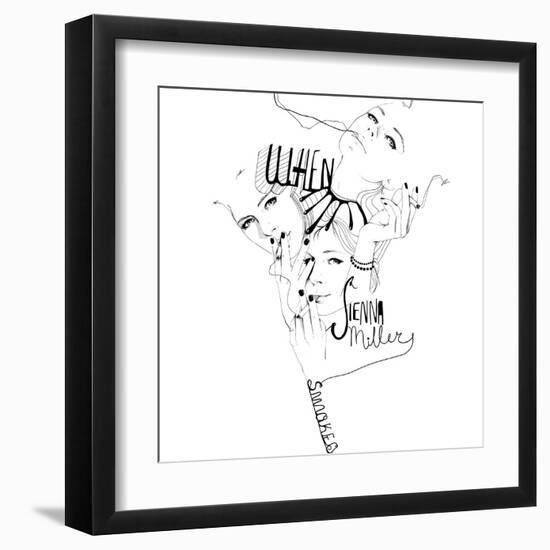 Sienna-Manuel Rebollo-Framed Art Print