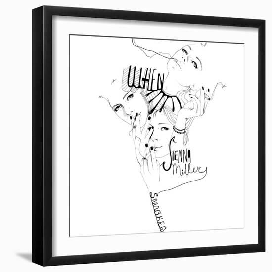 Sienna-Manuel Rebollo-Framed Art Print