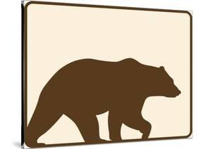 Sierra Bear-Joanne Paynter Design-Stretched Canvas