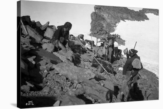 Sierra Club Mount Rainier Climbing Expedition, 1905-Ashael Curtis-Stretched Canvas