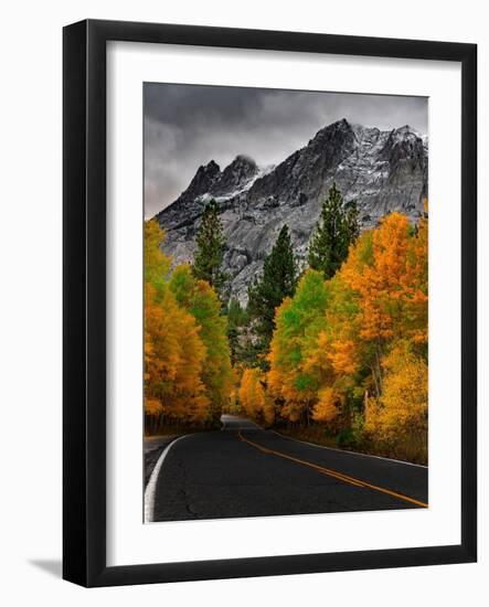 Sierra Fall Mountain Pass-Steven Maxx-Framed Photographic Print