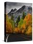 Sierra Fall Mountain Pass-Steven Maxx-Stretched Canvas