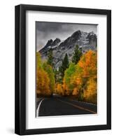 Sierra Fall Mountain Pass-Steven Maxx-Framed Premium Photographic Print