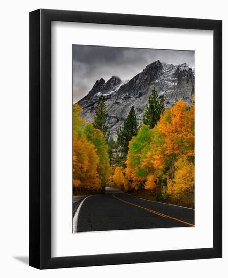 Sierra Fall Mountain Pass-Steven Maxx-Framed Premium Photographic Print