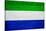 Sierra Leone Flag Design with Wood Patterning - Flags of the World Series-Philippe Hugonnard-Stretched Canvas