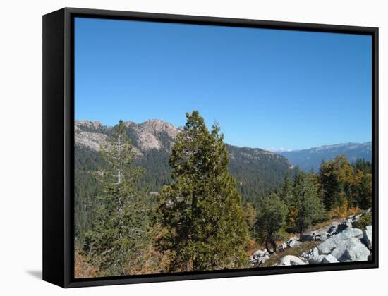 Sierra Mountains 1-NaxArt-Framed Stretched Canvas