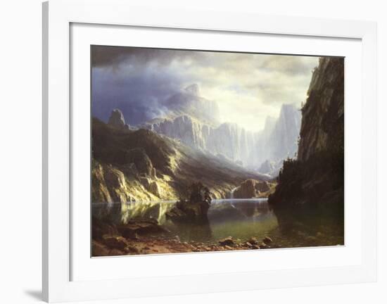 Sierra Nevada in California-Albert Bierstadt-Framed Art Print