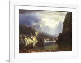 Sierra Nevada in California-Albert Bierstadt-Framed Art Print