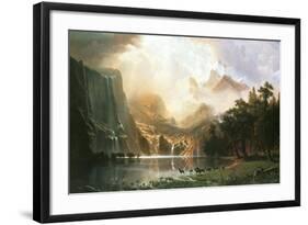 Sierra Nevada in California-Albert Bierstadt-Framed Art Print