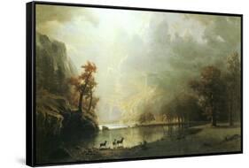 Sierra Nevada Morning-Albert Bierstadt-Framed Stretched Canvas