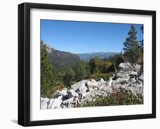 Sierra Nevada Mountains 1-NaxArt-Framed Art Print