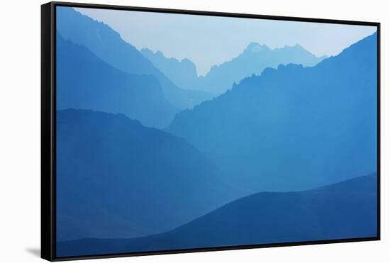 Sierra Nevada Mountains, California-null-Framed Stretched Canvas