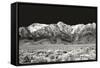 Sierra Nevada Mountains I BW-Douglas Taylor-Framed Stretched Canvas