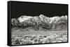 Sierra Nevada Mountains I BW-Douglas Taylor-Framed Stretched Canvas