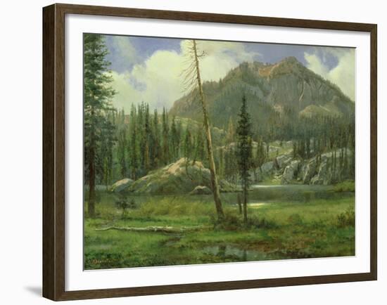 Sierra Nevada Mountains-Albert Bierstadt-Framed Giclee Print