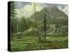 Sierra Nevada Mountains-Albert Bierstadt-Stretched Canvas