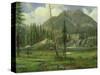 Sierra Nevada Mountains-Albert Bierstadt-Stretched Canvas