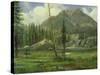 Sierra Nevada Mountains-Albert Bierstadt-Stretched Canvas