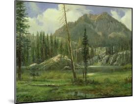 Sierra Nevada Mountains-Albert Bierstadt-Mounted Giclee Print