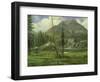 Sierra Nevada Mountains-Albert Bierstadt-Framed Giclee Print