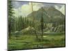 Sierra Nevada Mountains-Albert Bierstadt-Mounted Giclee Print