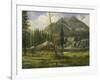 Sierra Nevada Mountains-Albert Bierstadt-Framed Giclee Print