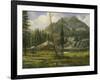 Sierra Nevada Mountains-Albert Bierstadt-Framed Giclee Print