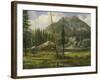 Sierra Nevada Mountains-Albert Bierstadt-Framed Giclee Print